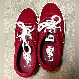 Dark Red Classic Vans